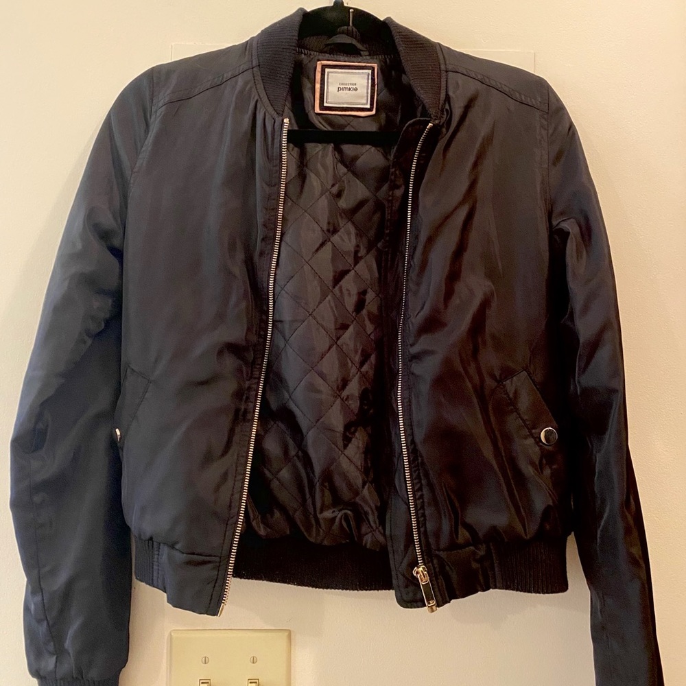 Black Pimkie Bomber Jacket - Picture 1 of 2